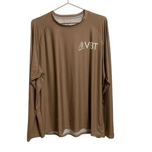 Primal VBT Tan Long Sleeve "Bike, Explore, Connect" Cycling Shirt Size 2LX